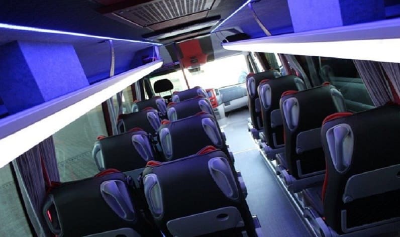 Germany: Bus agency in Hamburg, Germany